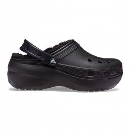 Crocs Ciabatte Classic Platform Lined Clog W Nero